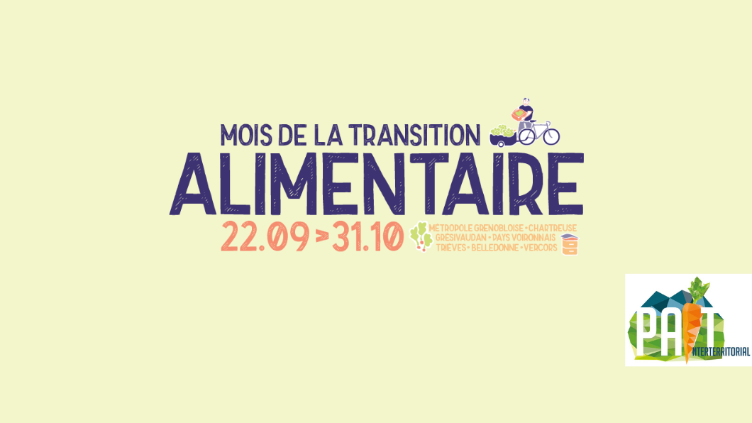 LE MOIS DE LA TRANSITION ALIMENTAIRE du 22 septembre au 31 octobre