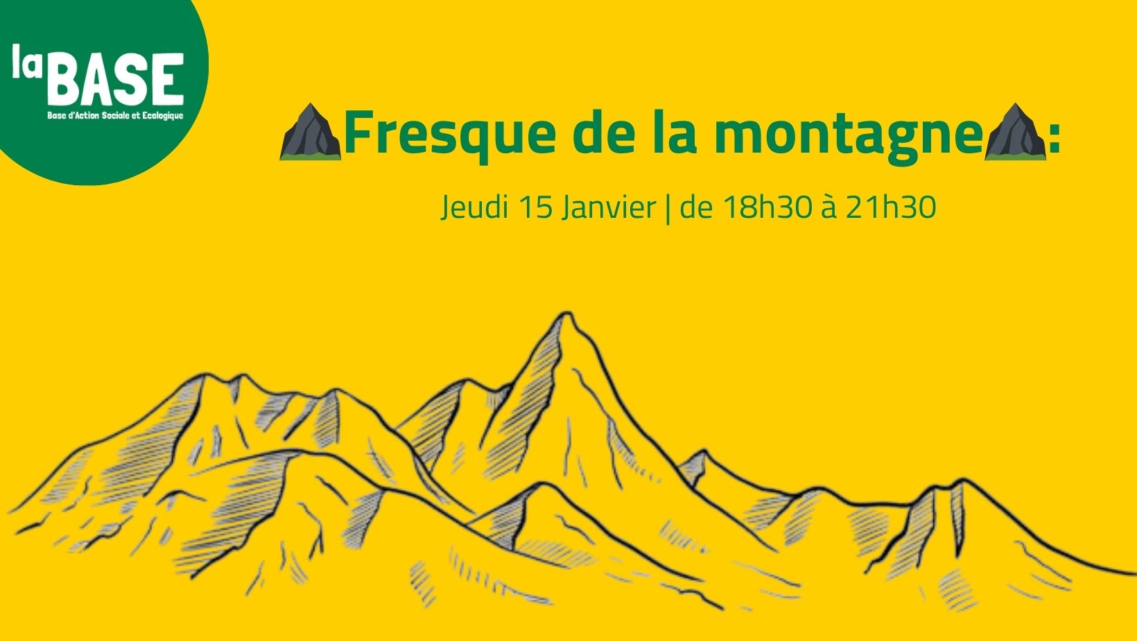 ⛰️Fresque de la montagne⛰️