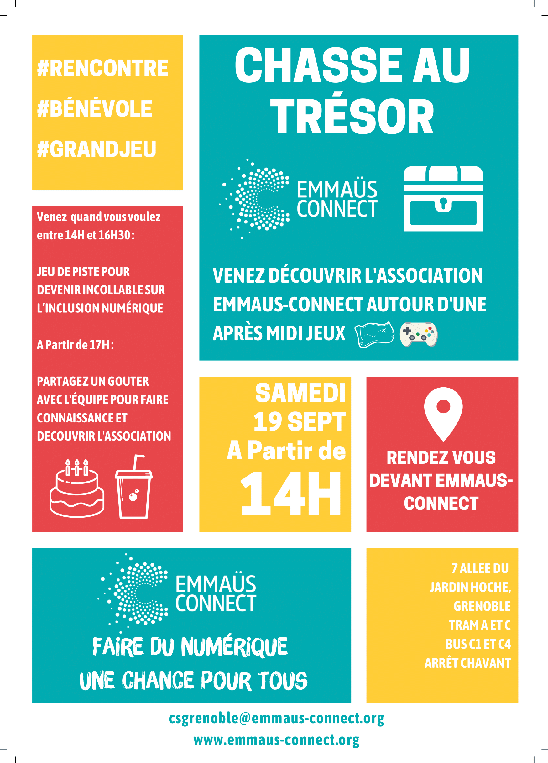 Jeu de piste sur l&rsquo;inclusion numérique