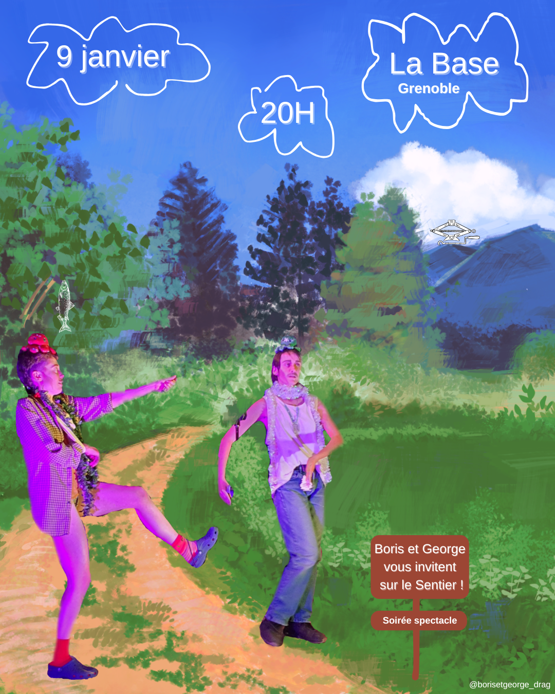 ✨👩🏽‍🎤 Scène ouverte: Boris et Georges vous invitent sur le sentier! 👩🏽‍🎤✨