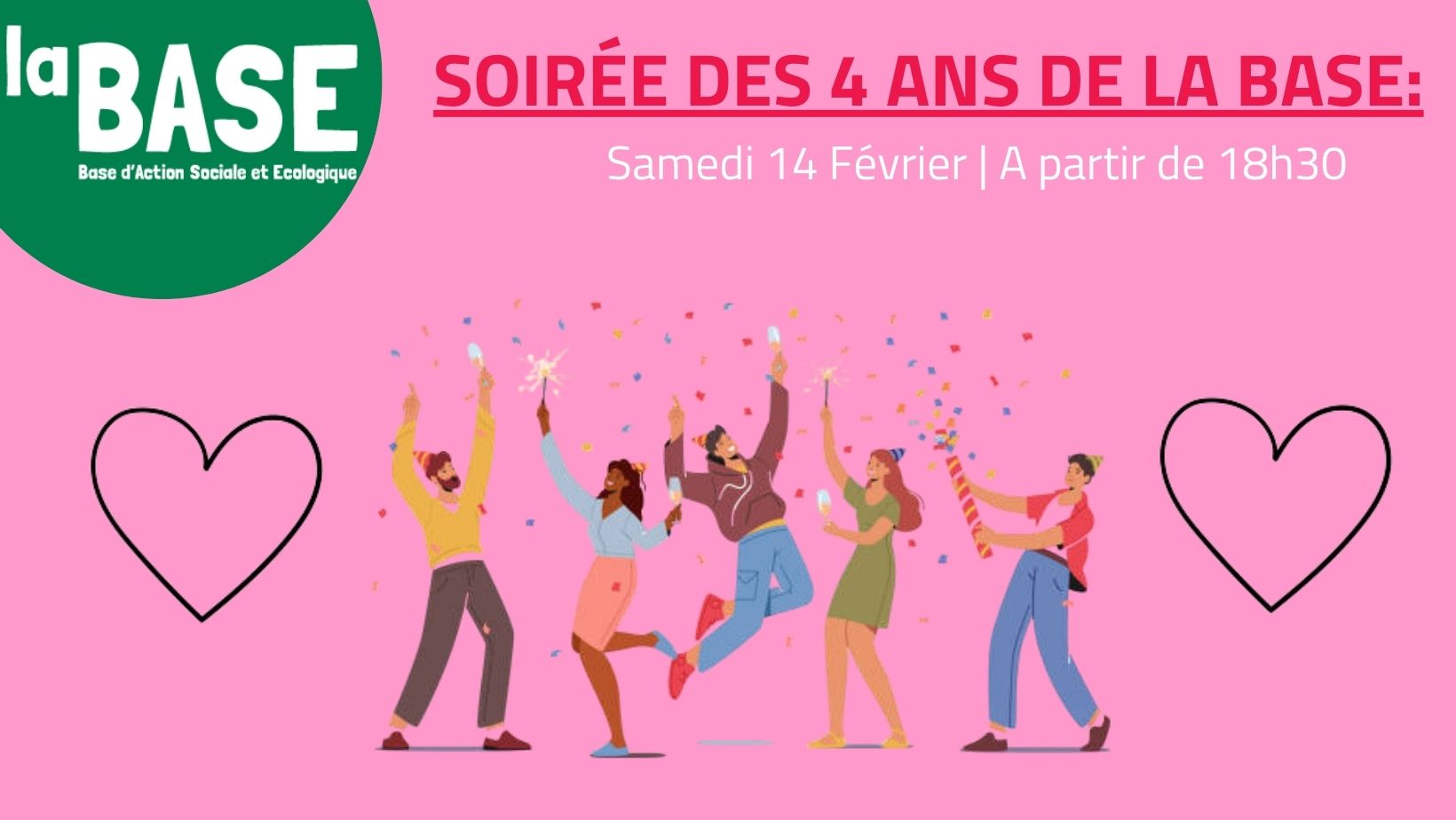 🎉🩷 Soirée 4 ans de la BASE 🩷🎉
