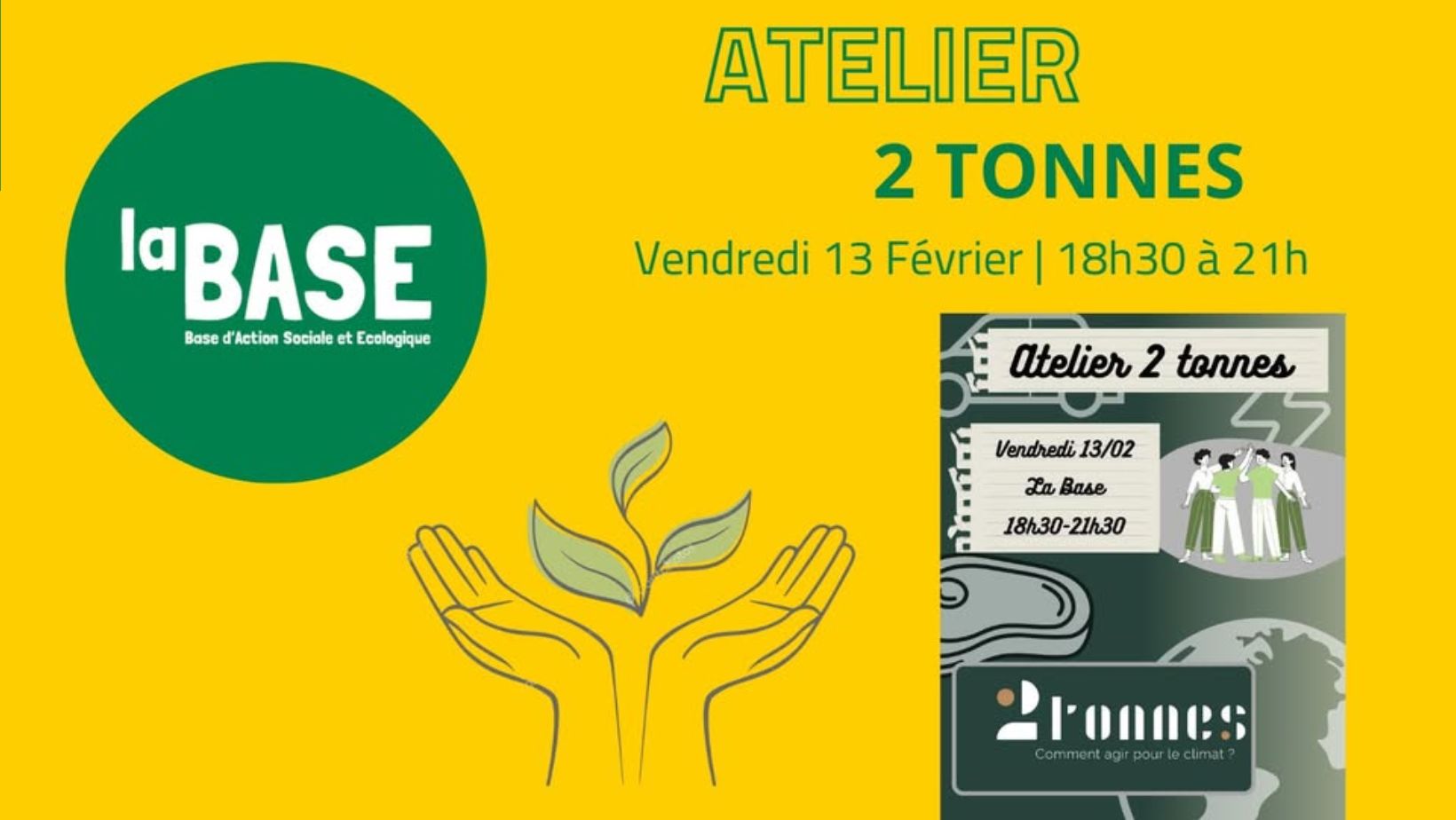 🍃💚 Atelier 2 Tonnes 💚🍃