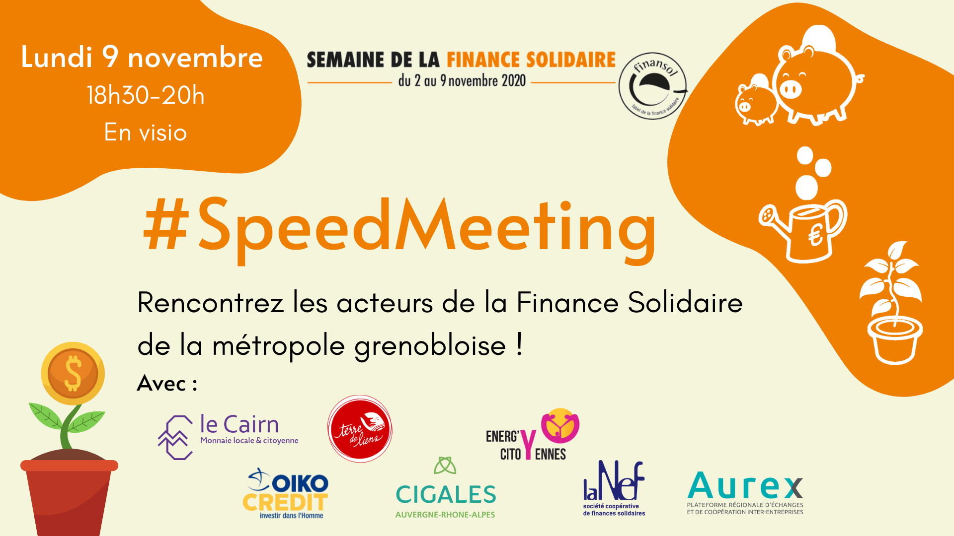 #SpeedMeeting des acteurs de la Finance Solidaire // Grenoble