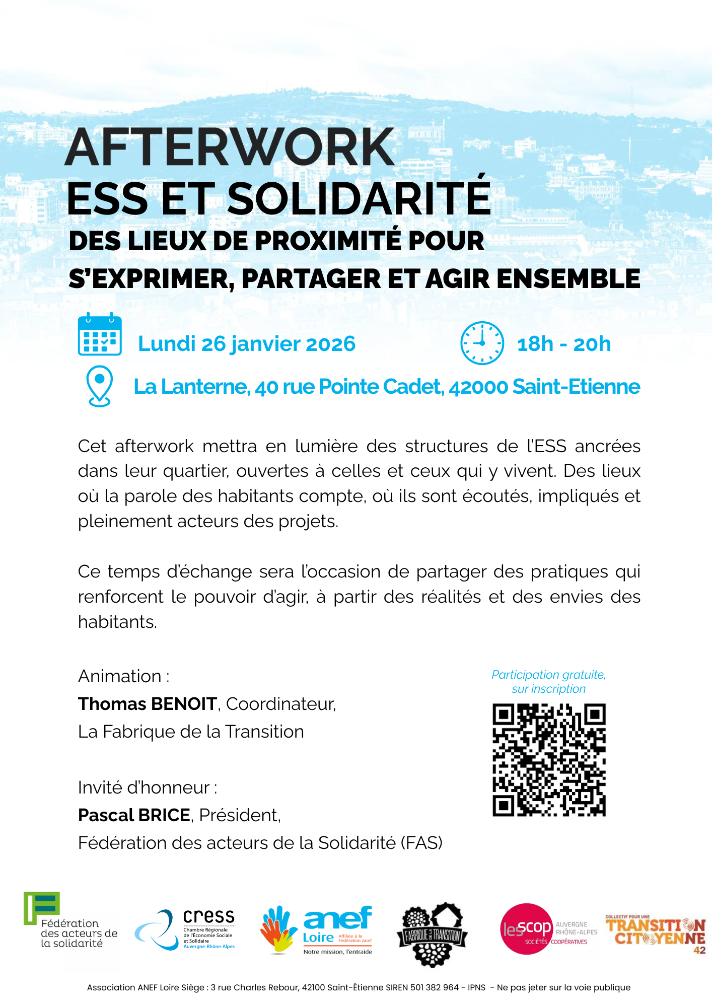 Afterwork « ESS et Solidarité »