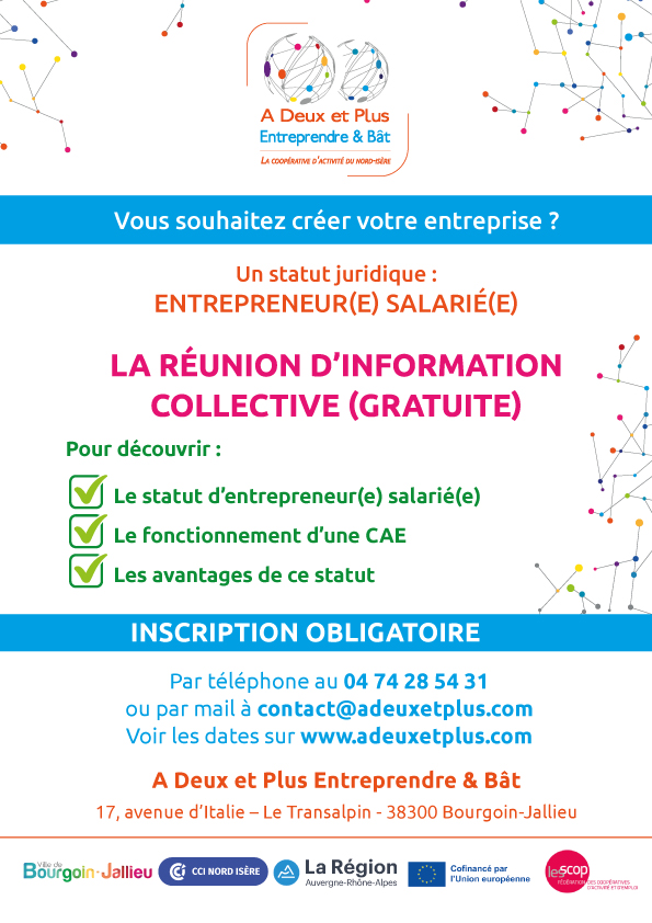 Réunions d’Information collective (Gratuites) Présentiel