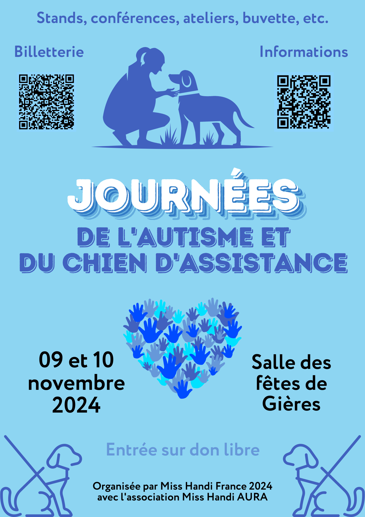Journées de l’Autisme et du Chien d’Assistance (JDACA) Journées de l’Autisme et du Chien d’Assistance (JDACA)