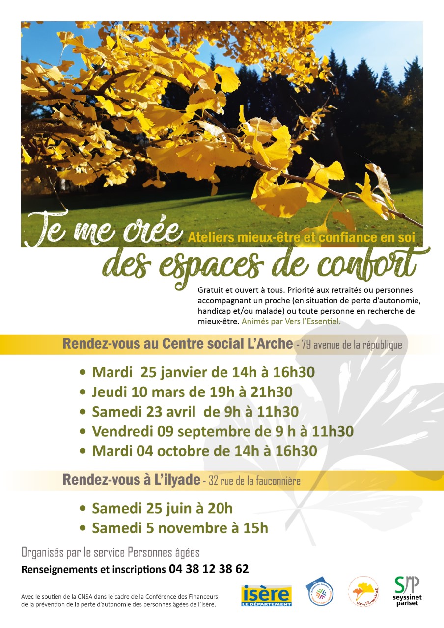 Ateliers Je me crée des espaces de confort