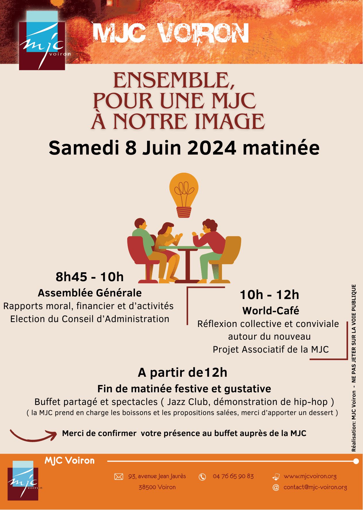 Ensemble pour une MJC à notre image