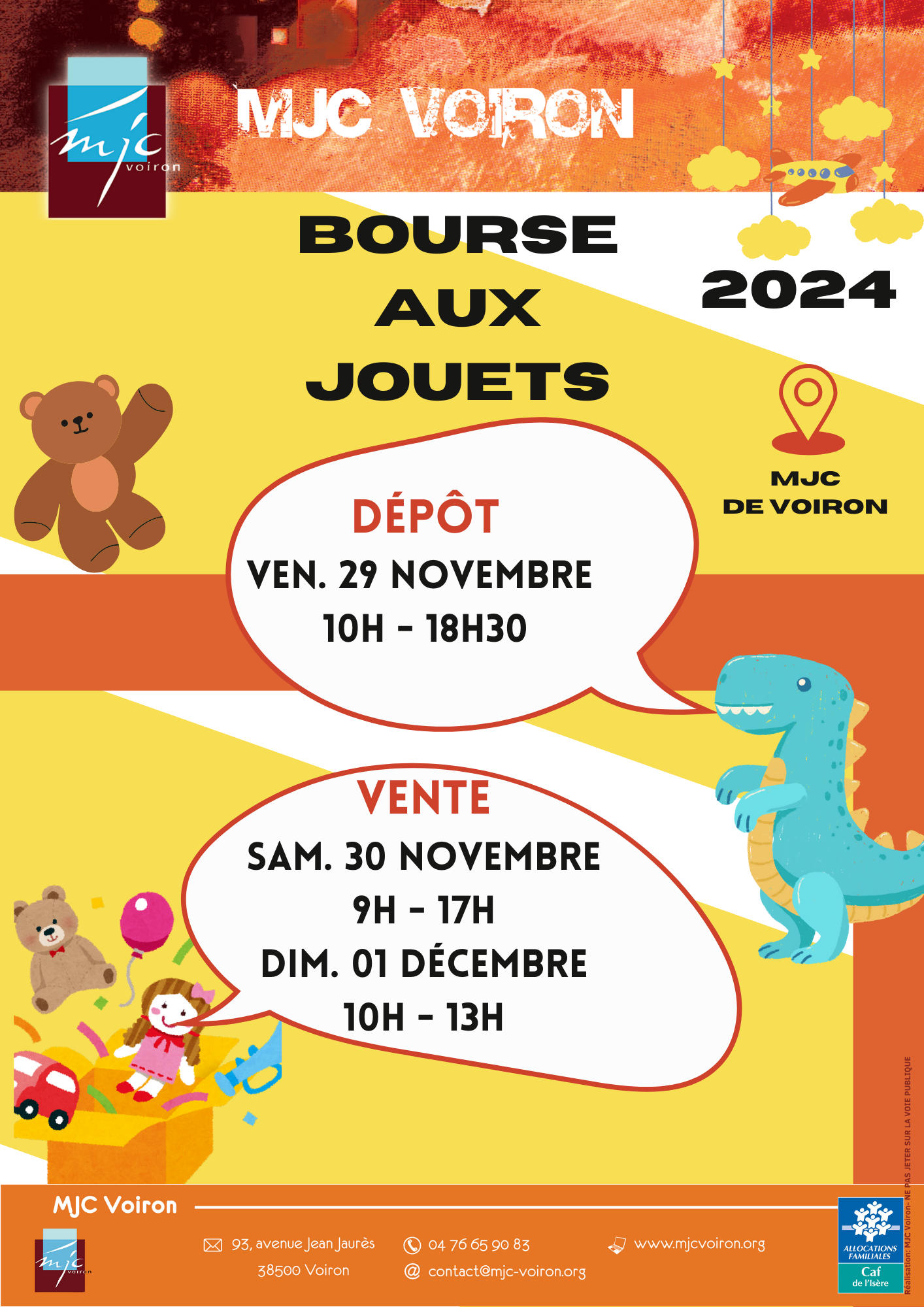Bourse aux Jouets – MJC Voiron