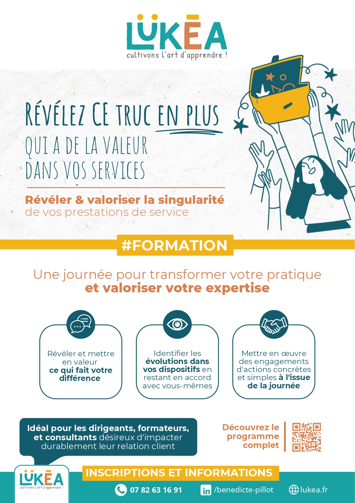 Révéler & valoriser la singularité de vos prestations de services Révéler & valoriser la singularité de vos prestations de services