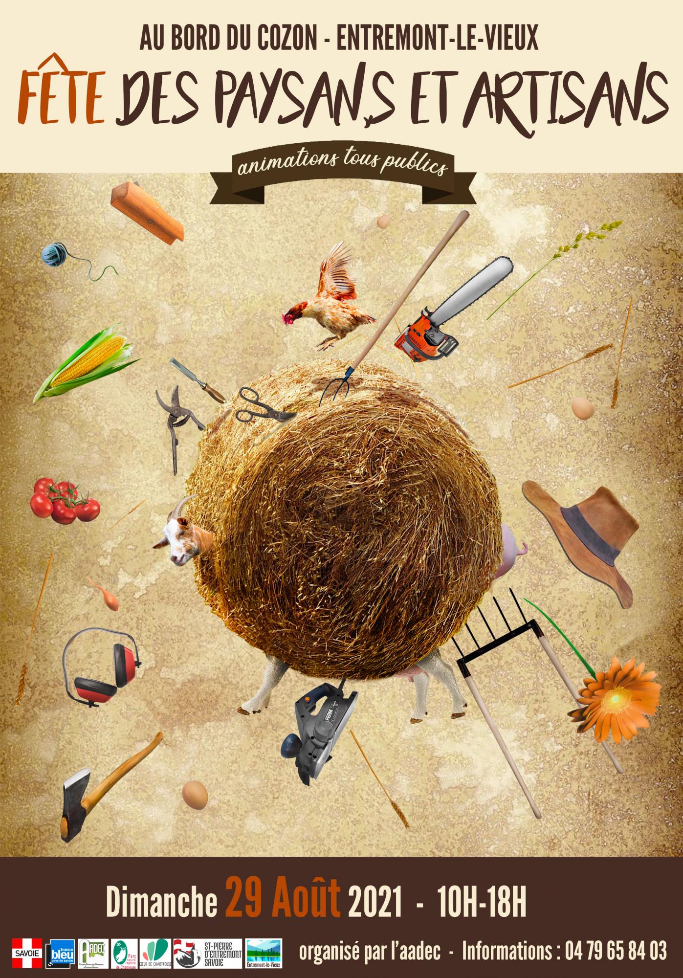 Fête des paysans et artisans, 29 août 2021 à Entremont-le-vieux