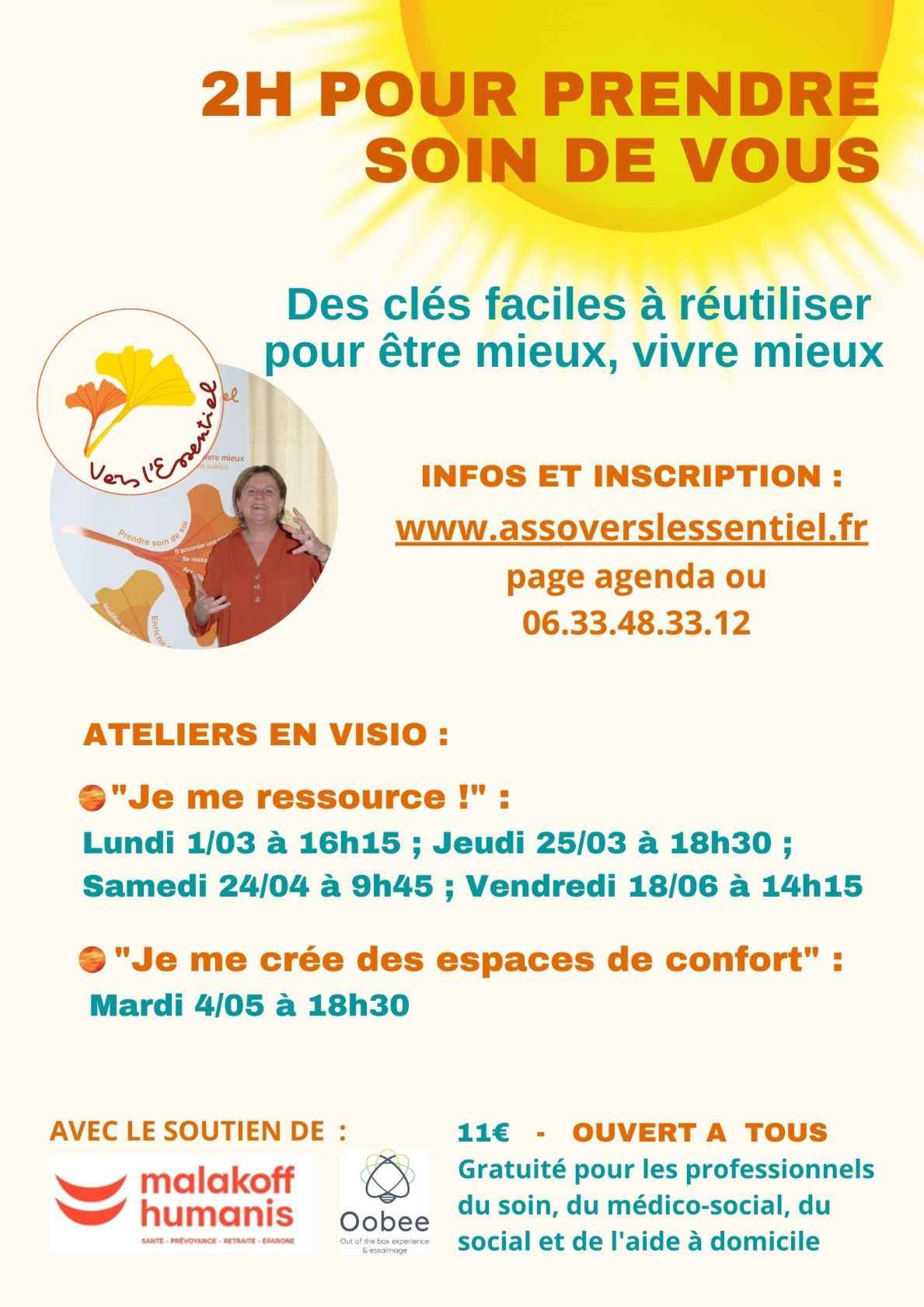 Atelier « 2h pour prendre soin de soi »
