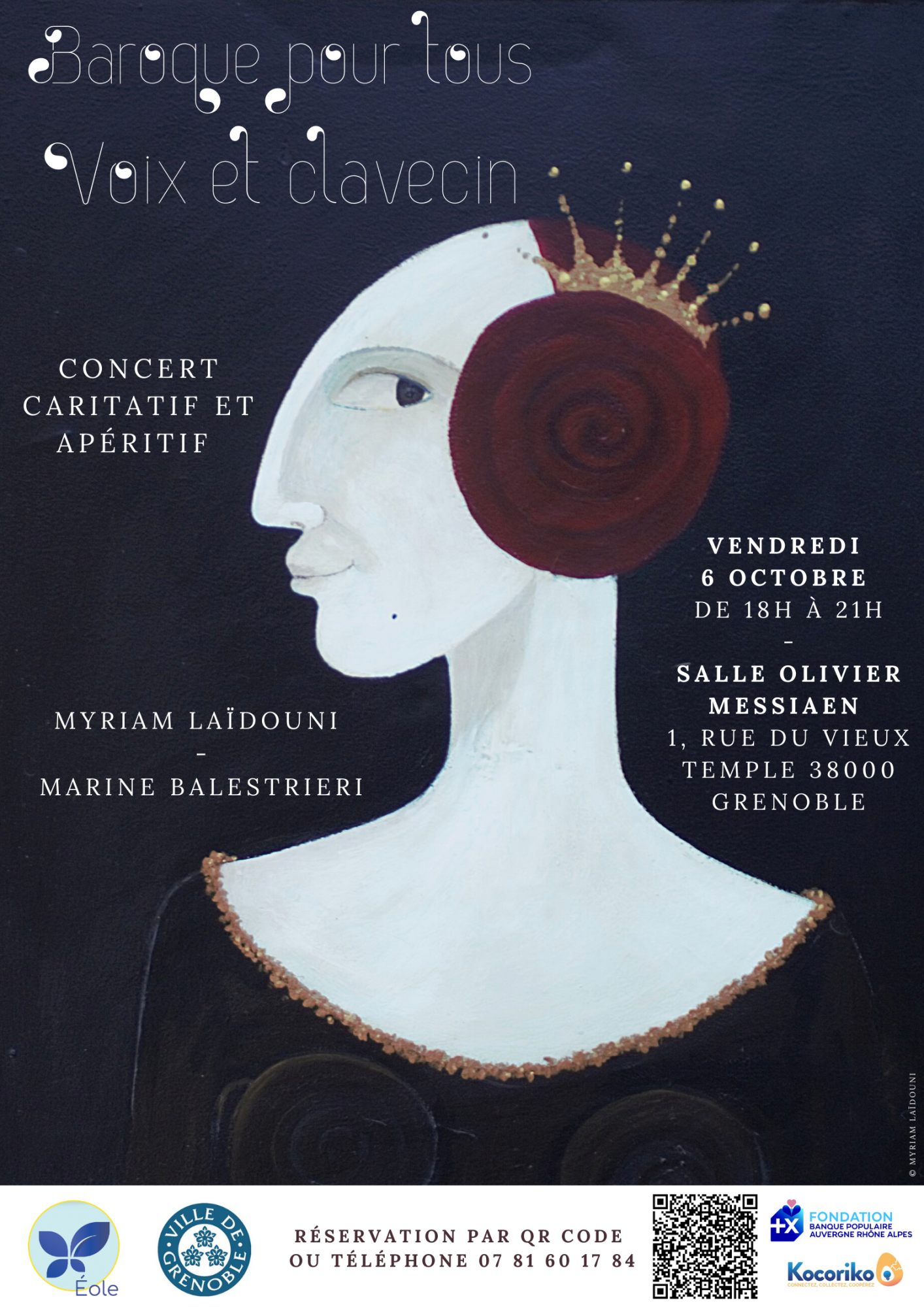 Baroque pour tous – voix et clavecin : concert caritatif