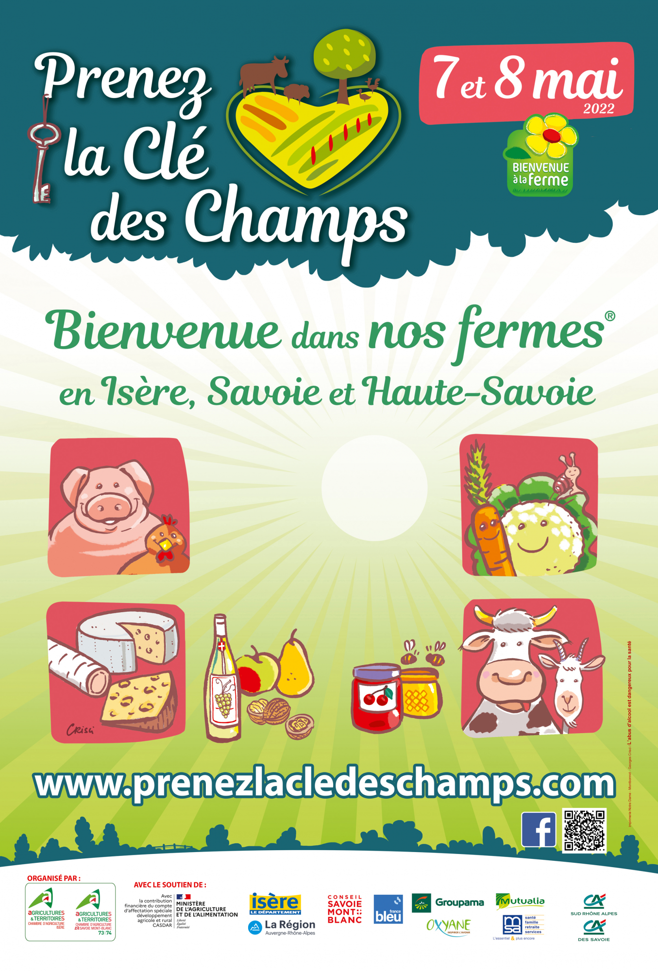 Prenez la clé des champs !   Les 7 et 8 mai 2022