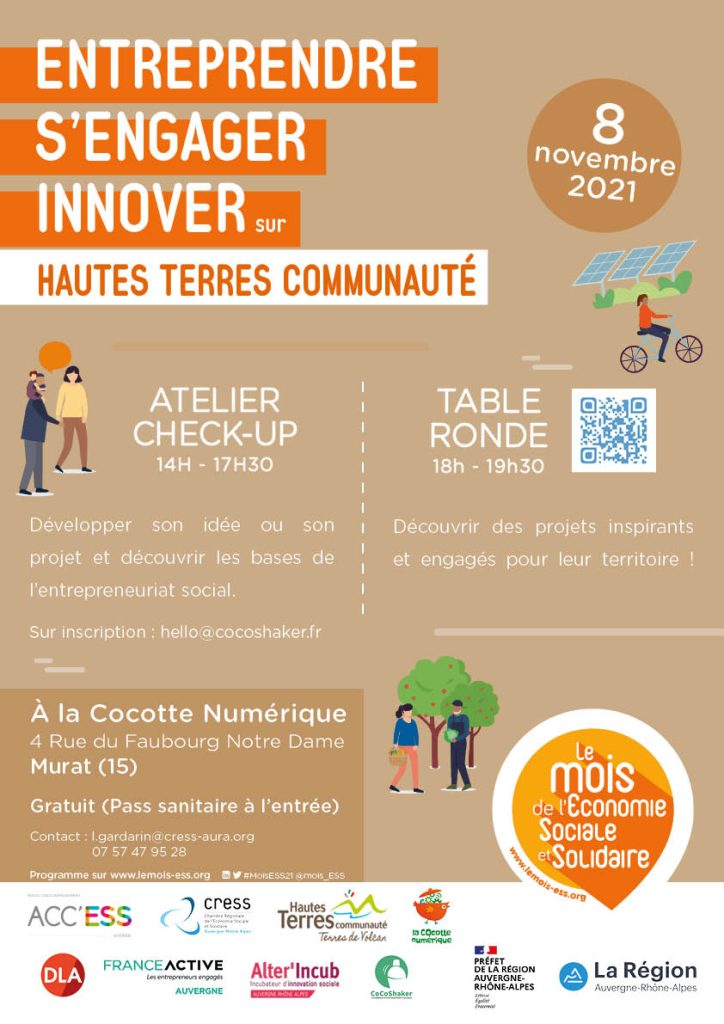Entreprendre, s&rsquo;engager, innover sur Hautes Terres Communauté