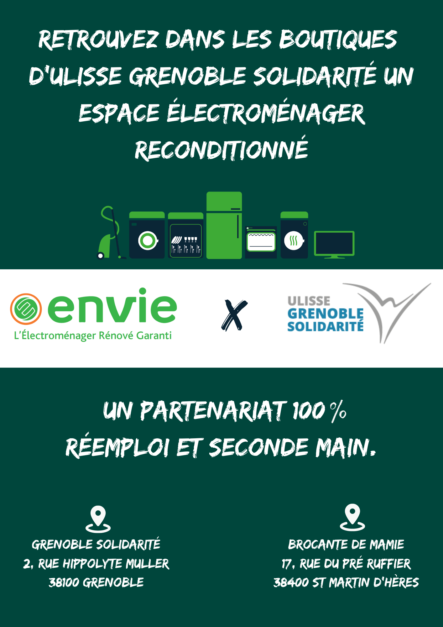 ENVIE débarque dans les ressourceries d&rsquo;ULISSE !