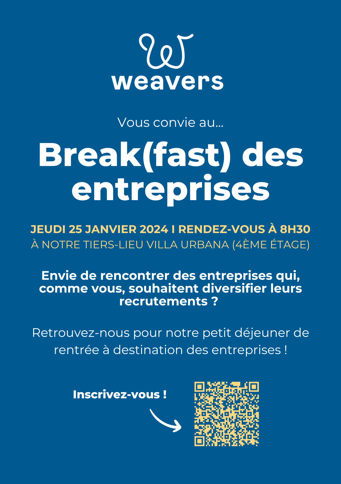 Petit-déjeuner entre entreprises ! 🥐