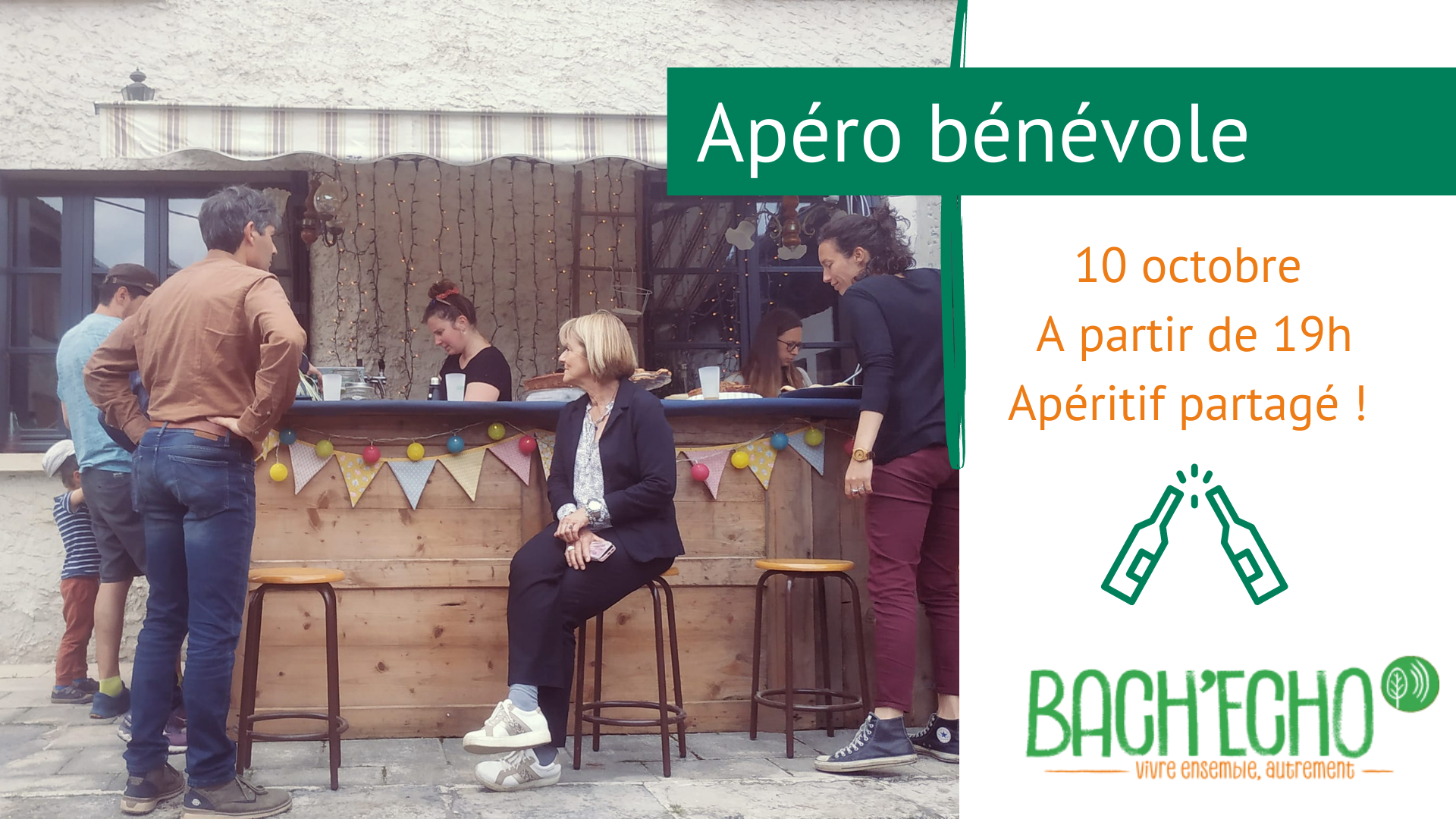 Apéro bénévole Bach&rsquo;écho