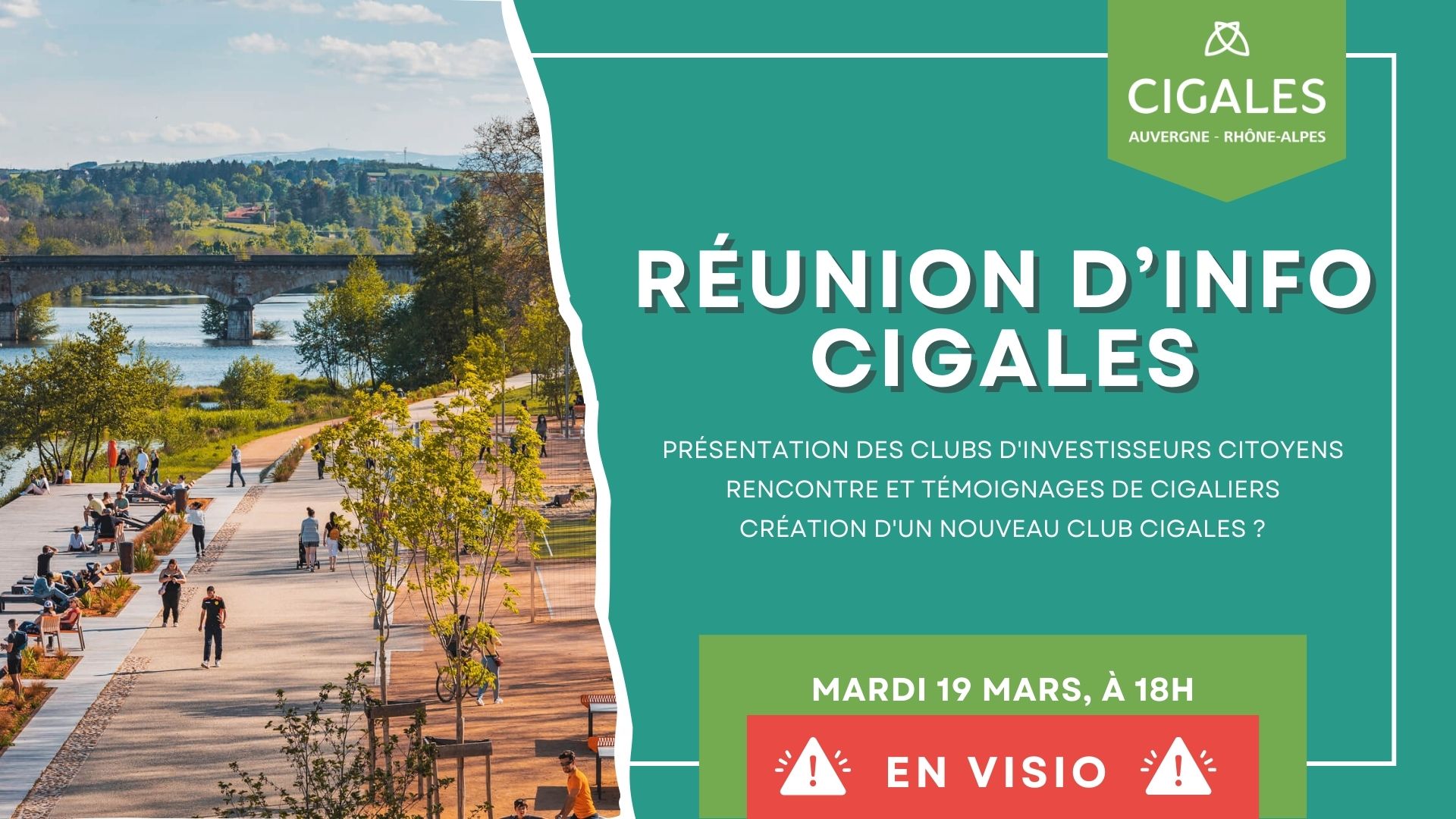 Réunion d&rsquo;information CIGALES – Roanne 19/03/2024