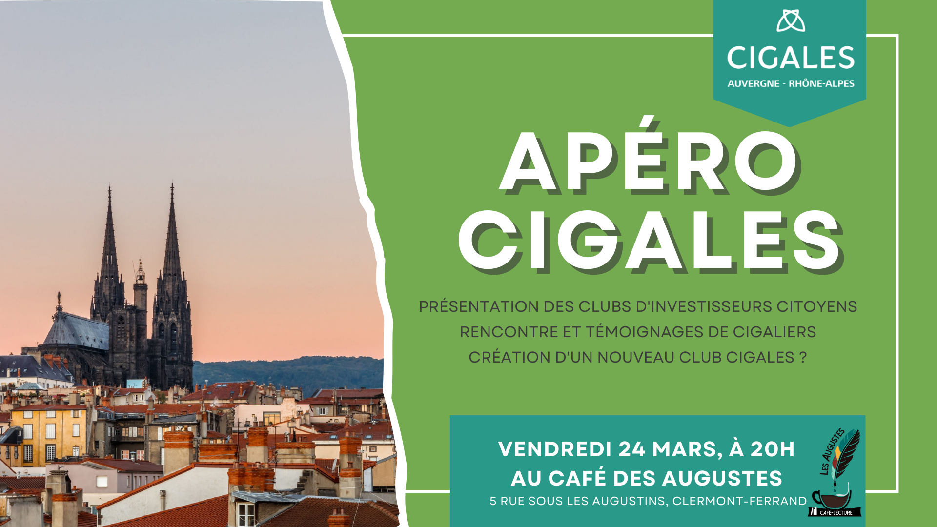 Apéro CIGALES CLERMONT-FERRAND