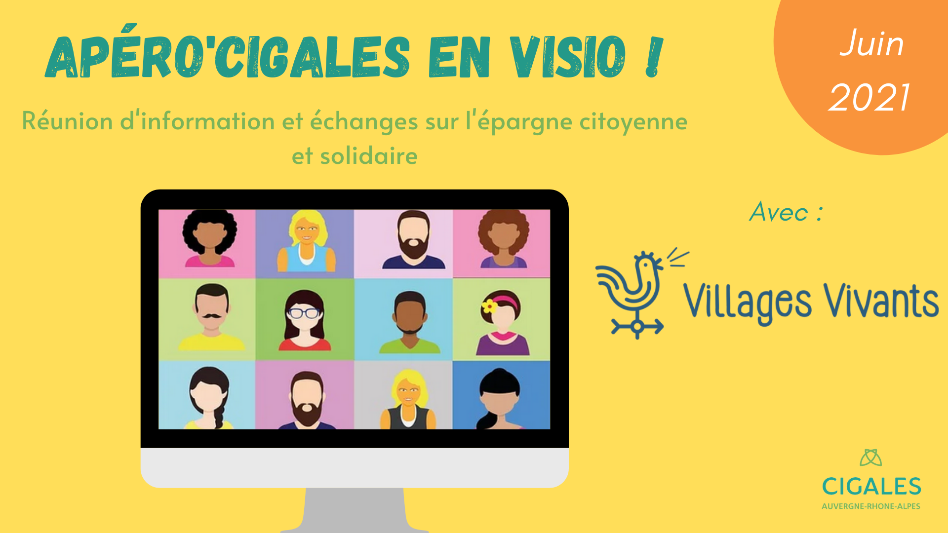 Apéro&rsquo;CIGALES x Villages Vivants – En distanciel