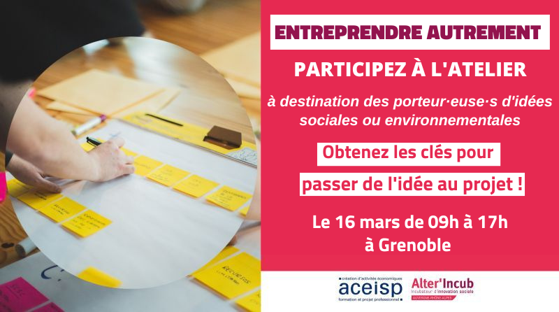 Atelier « Entreprendre autrement »
