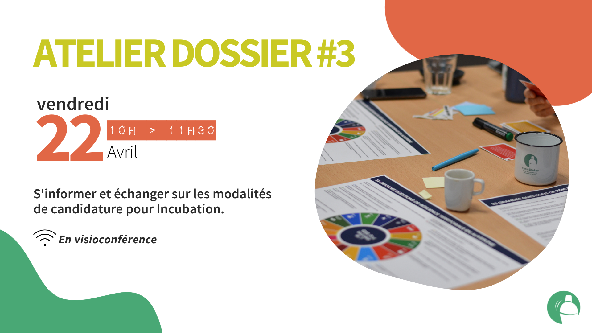 Atelier dossier #3 ( En visioconférence )