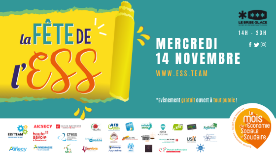 Fête de l&rsquo;ESS en Haute Savoie : une fête pour coopérer, faire ensemble !