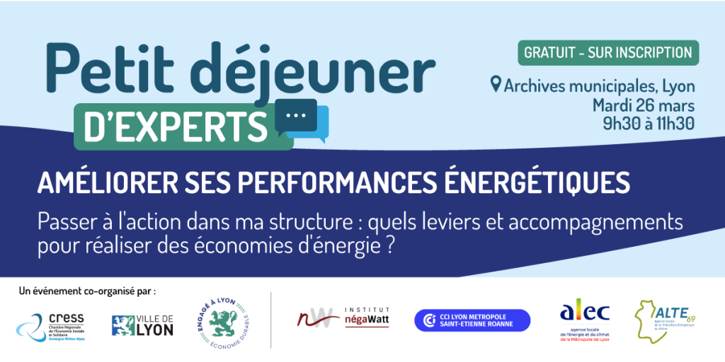 Petit déjeuner d&rsquo;experts « Améliorer ses Performances énergétiques »