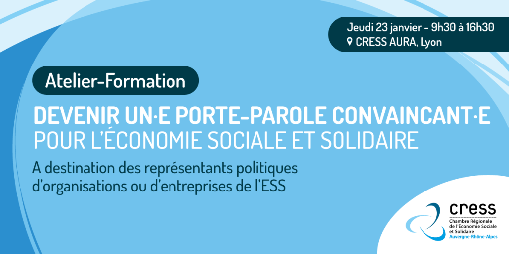 Atelier-Formation : Devenir un.e porte-parole convaincant.e pour l&rsquo;Économie Sociale et Solidaire