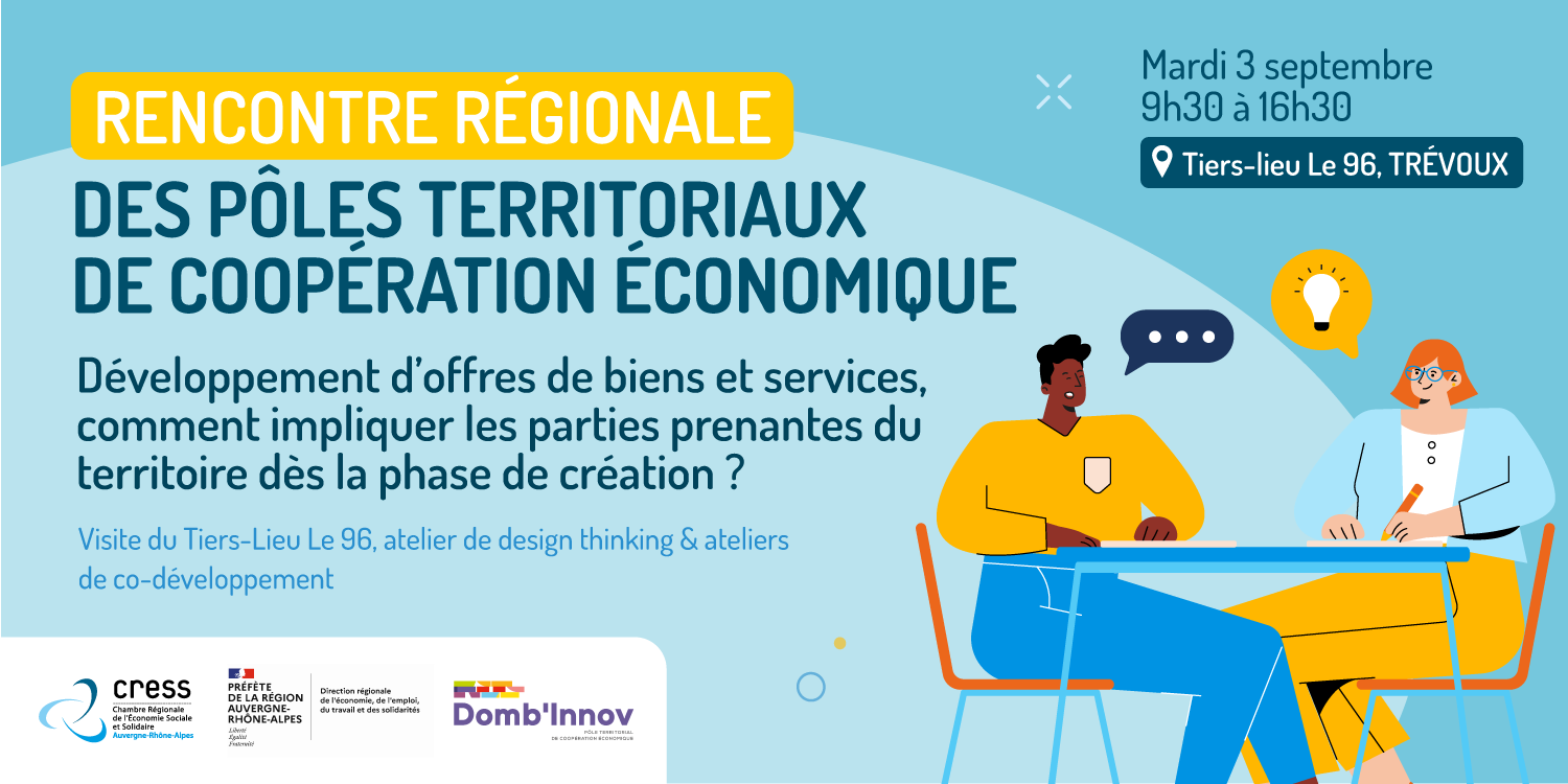 Rencontre régionale des Pôles Territoriaux de Coopération Économique