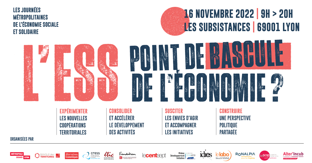Les journées métropolitaines de l&rsquo;Economie Sociale et Solidaire