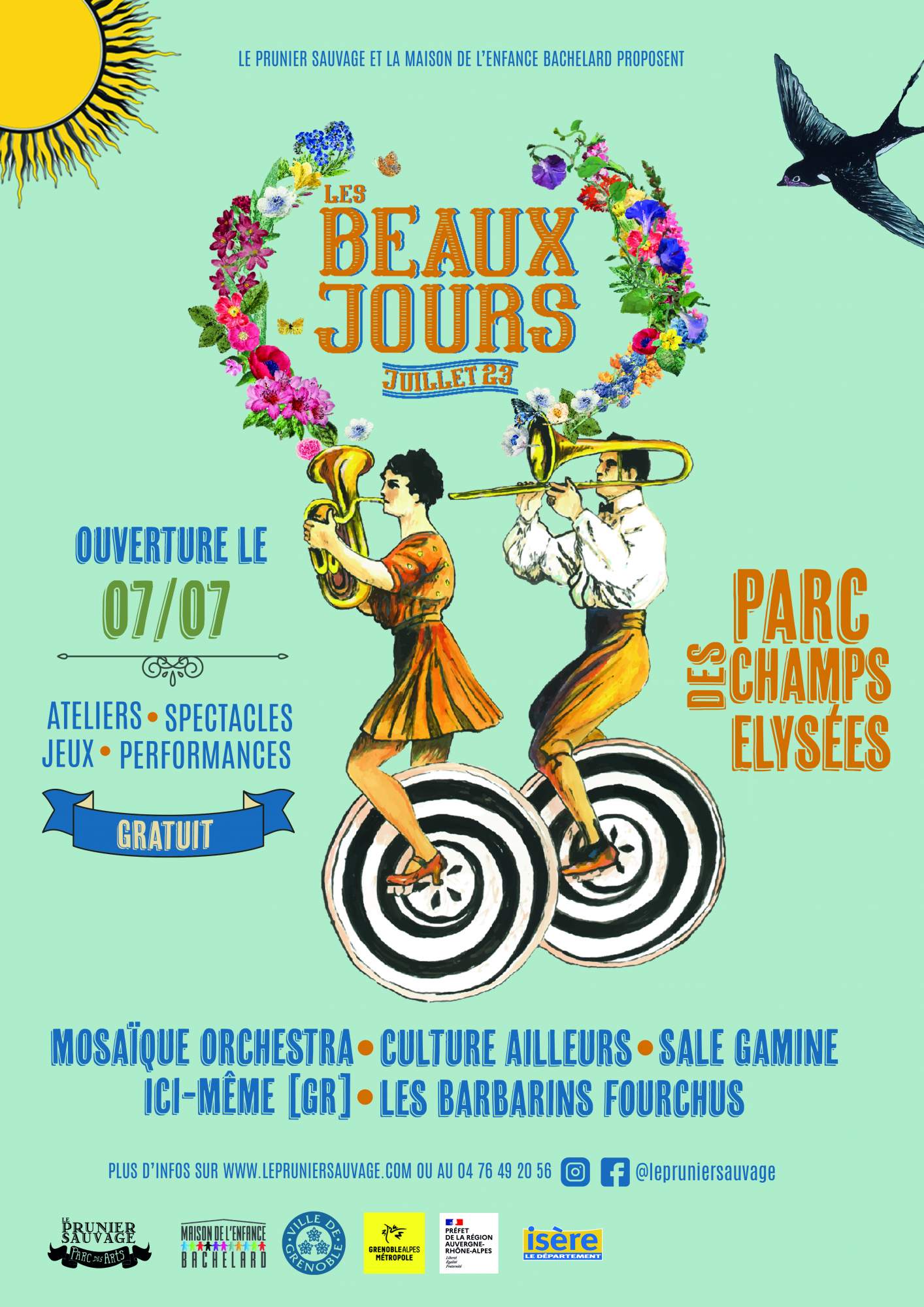 Le Prunier Sauvage et la Maison de l’enfance Bachelard organise le festival Les Beaux Jours