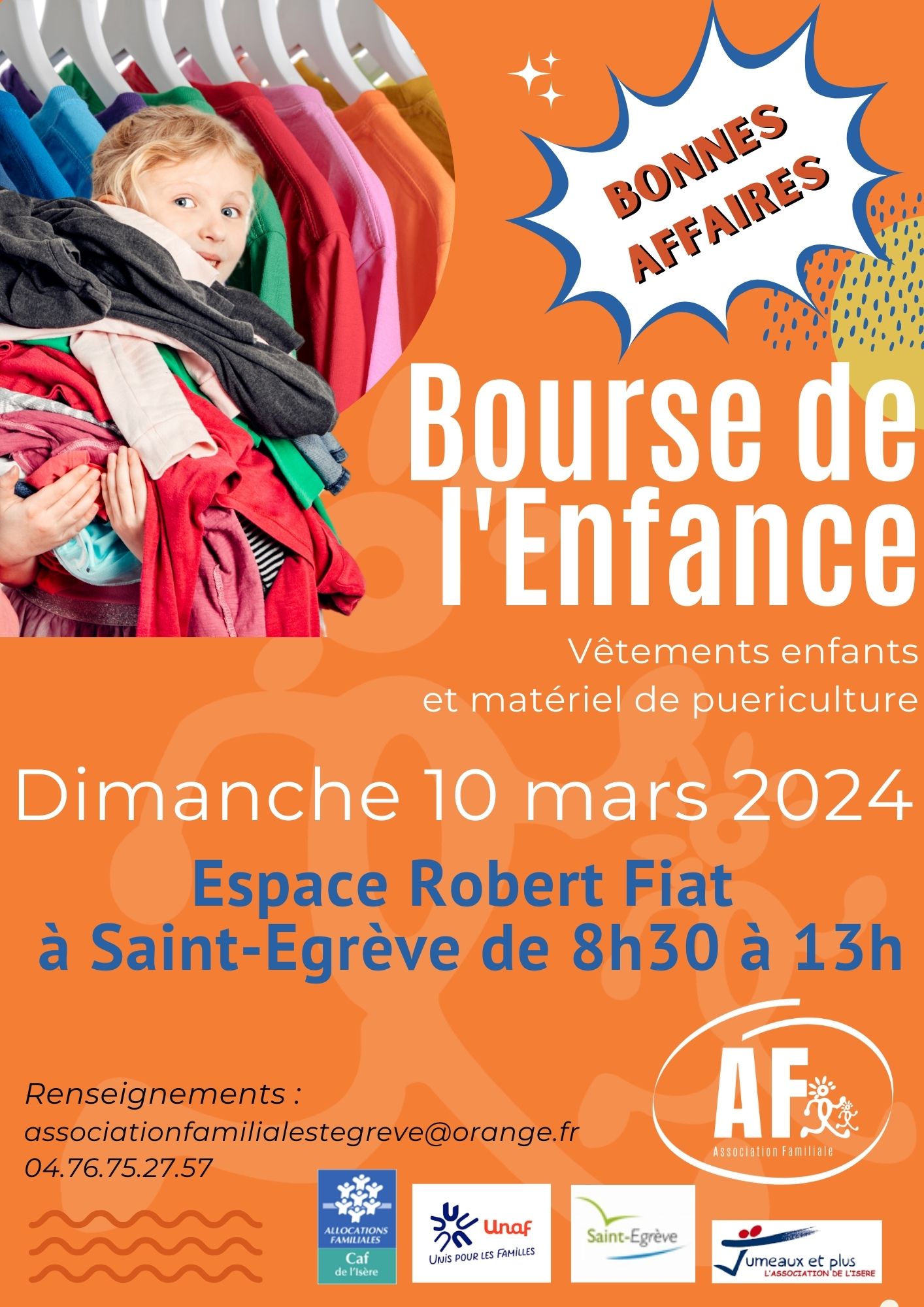 Bourse de l’enfance par l’Association Familiale de Saint-Egrève Bourse de l’enfance par l’Association Familiale de Saint-Egrève