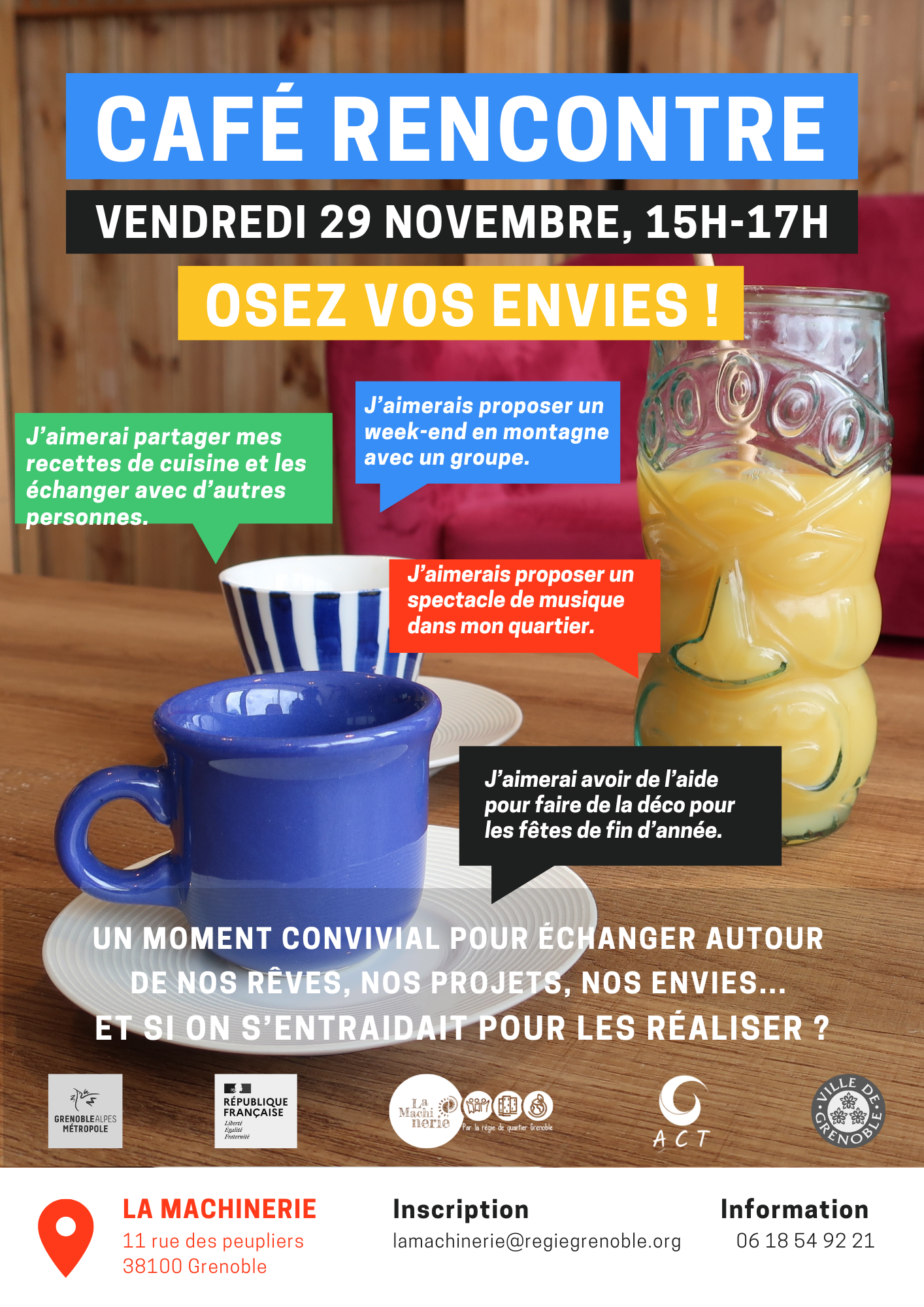 Café Rencontre à La Machinerie