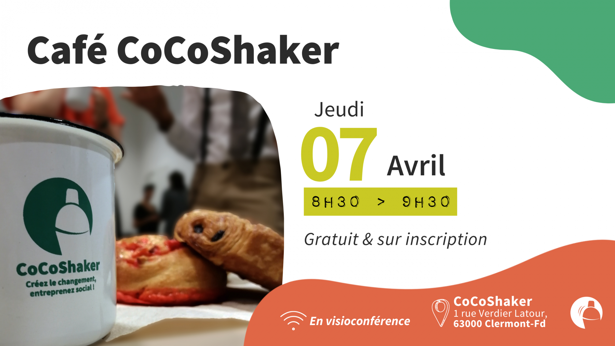 Café CoCoShaker – Clermont-Ferrand (63) ou distanciel
