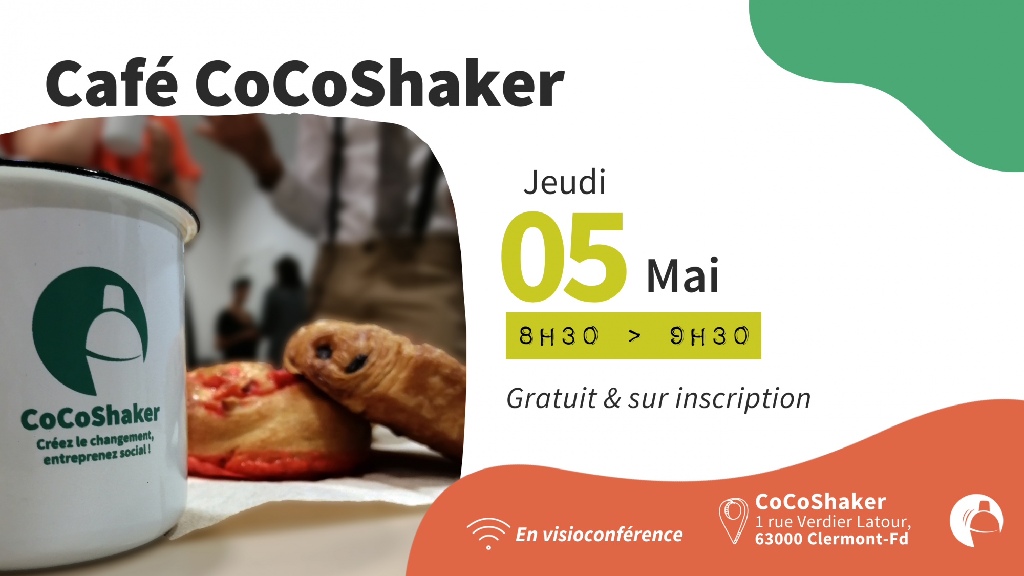 Café CoCoShaker – Clermont-Ferrand (63) ou en distanciel