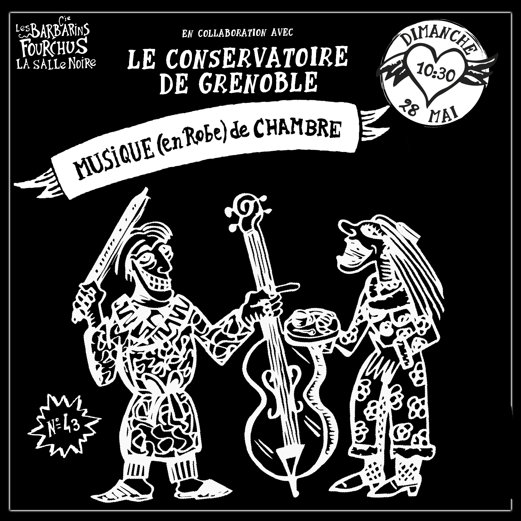 Musique (en robe) de chambre // en collaboration avec le Conservatoire de Grenoble Musique (en robe) de chambre // en collaboration avec le Conservatoire de Grenoble