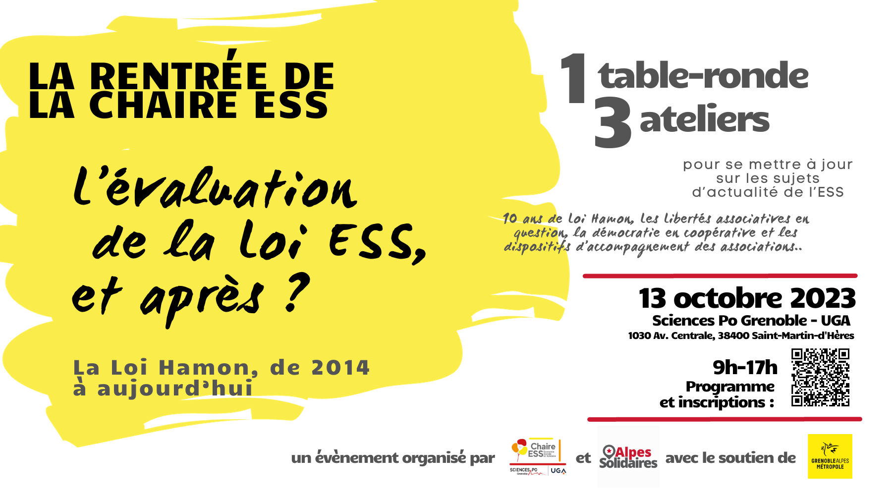 La rentrée de la Chaire ESS La rentrée de la Chaire ESS