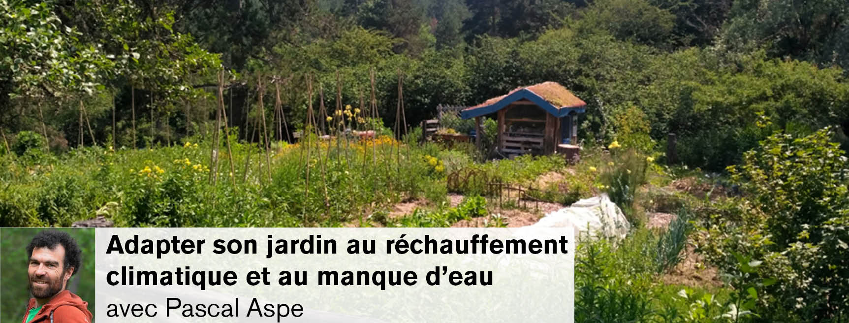 Conférence  » Adapter son jardin au réchauffement climatique et au manque d’eau « 