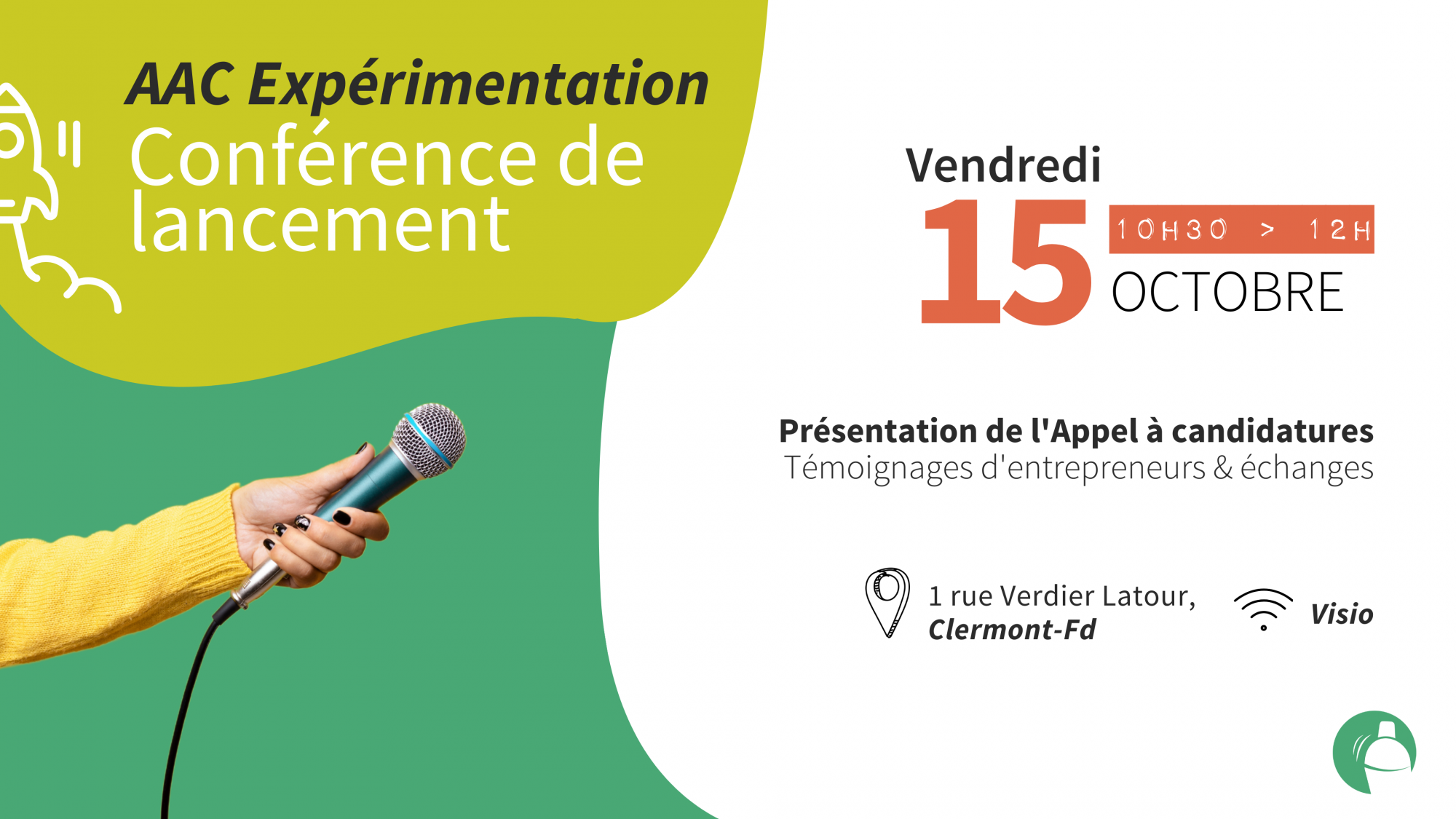 Conférence de lancement – Appel à candidatures – Clermont-Ferrand (63) ou en distanciel