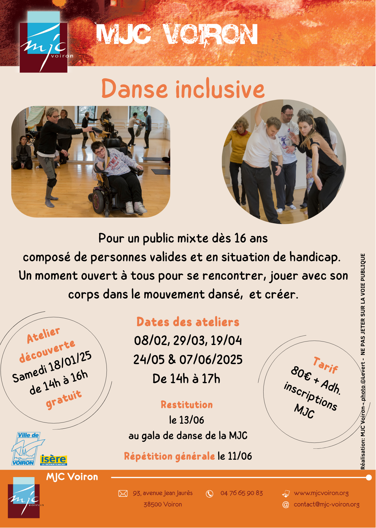 Danse inclusive – atelier découverte Danse inclusive – atelier découverte