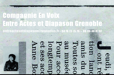 Cie En Voix – Entre Actes et Diapason
