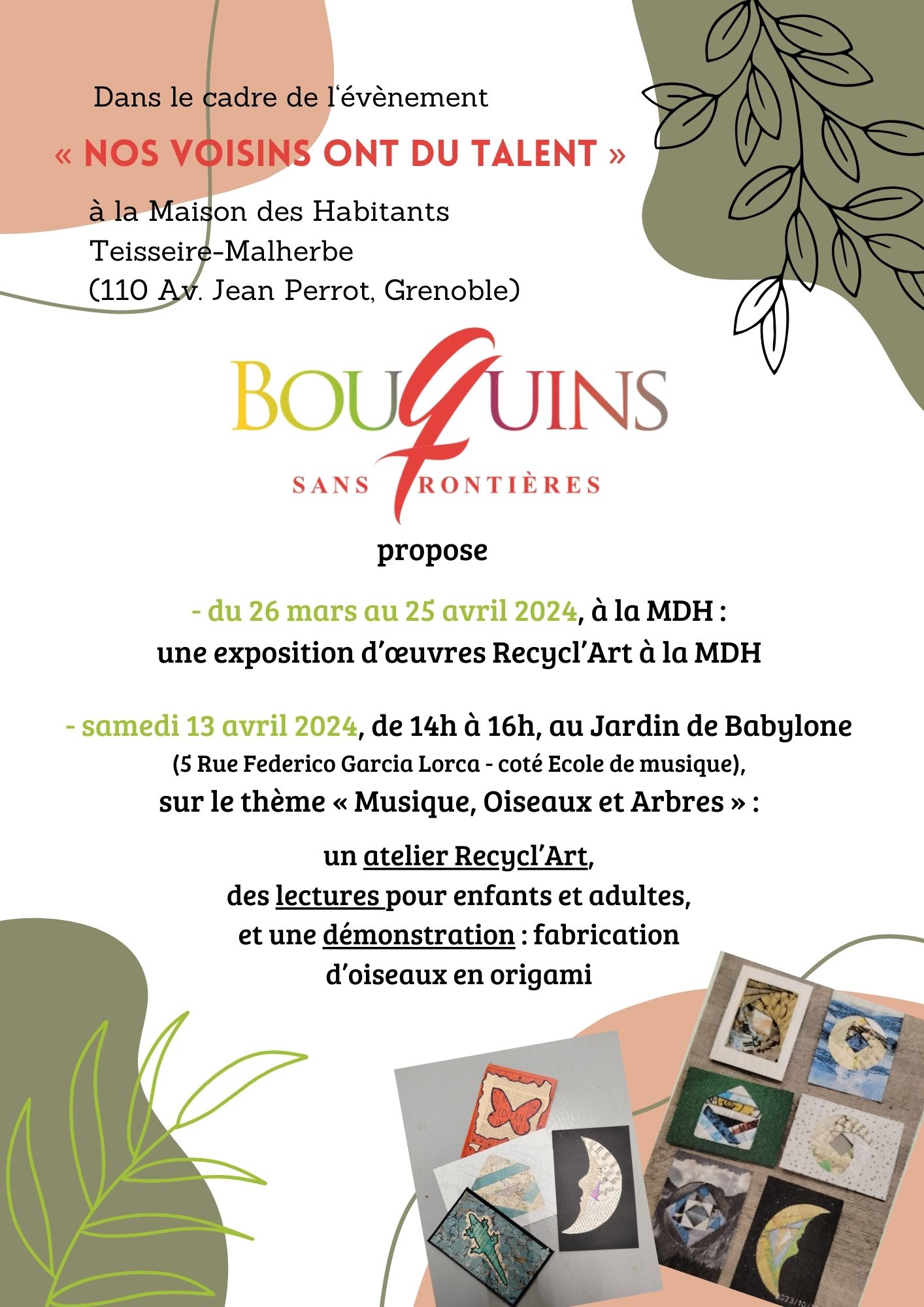 Un après-midi sur le thème « Musique, Oiseaux et Arbres »