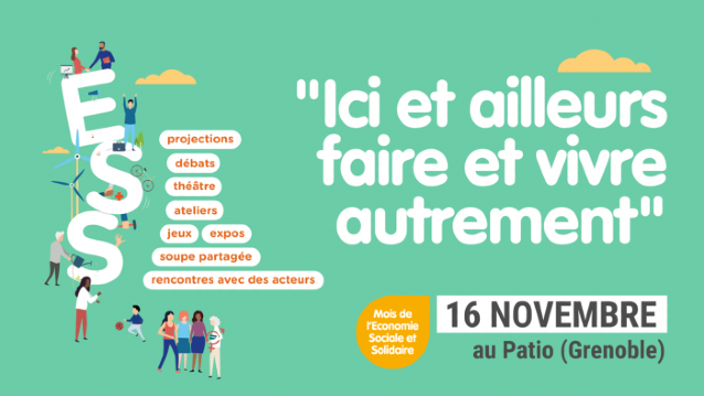 Mois de l&rsquo;ESS : Ici et ailleurs, faire et vivre autrement