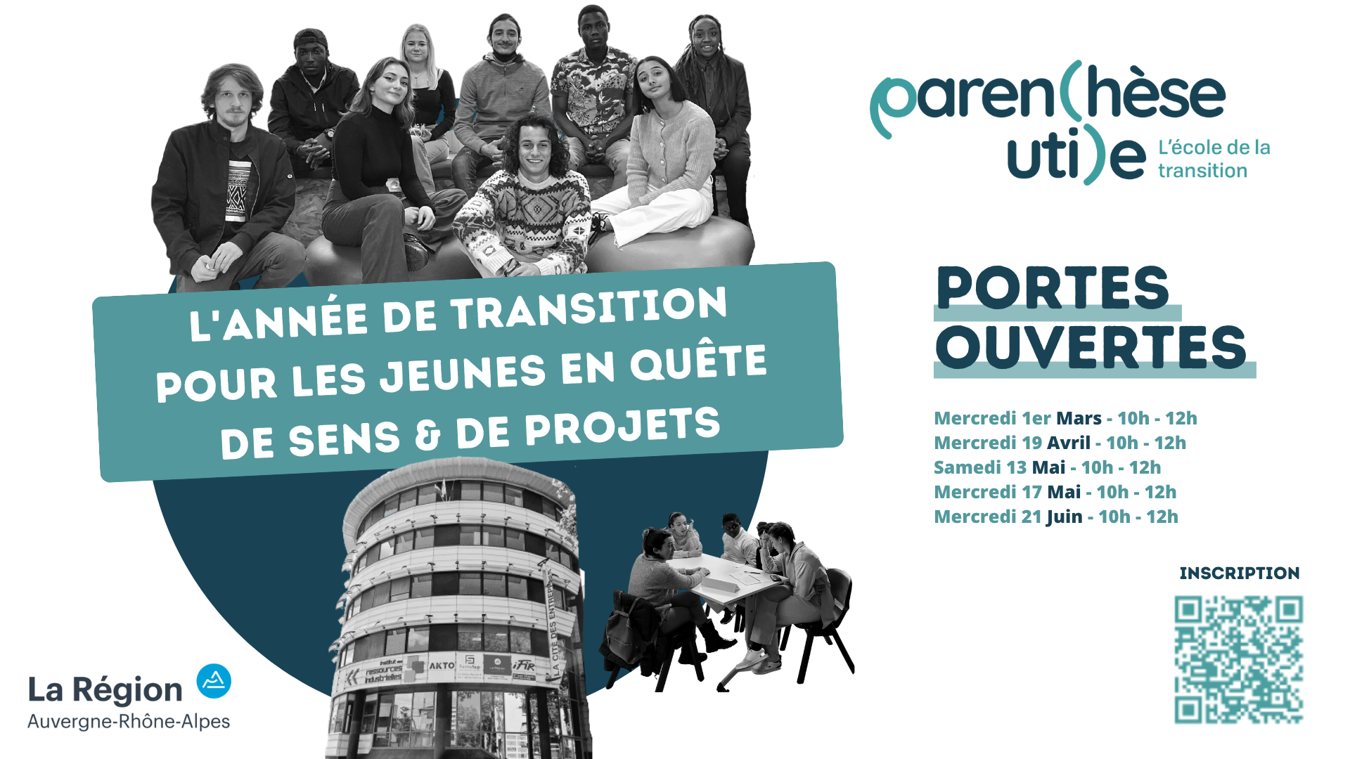 L&rsquo;année de transition pour jeunes en quête de sens et de projets – Portes Ouvertes École Parenthèse Utile