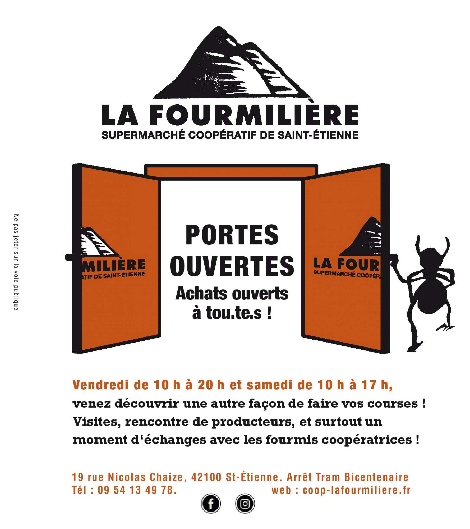 Portes Ouvertes de la Fourmilière, supermarché coopératif de Saint-Étienne (42)