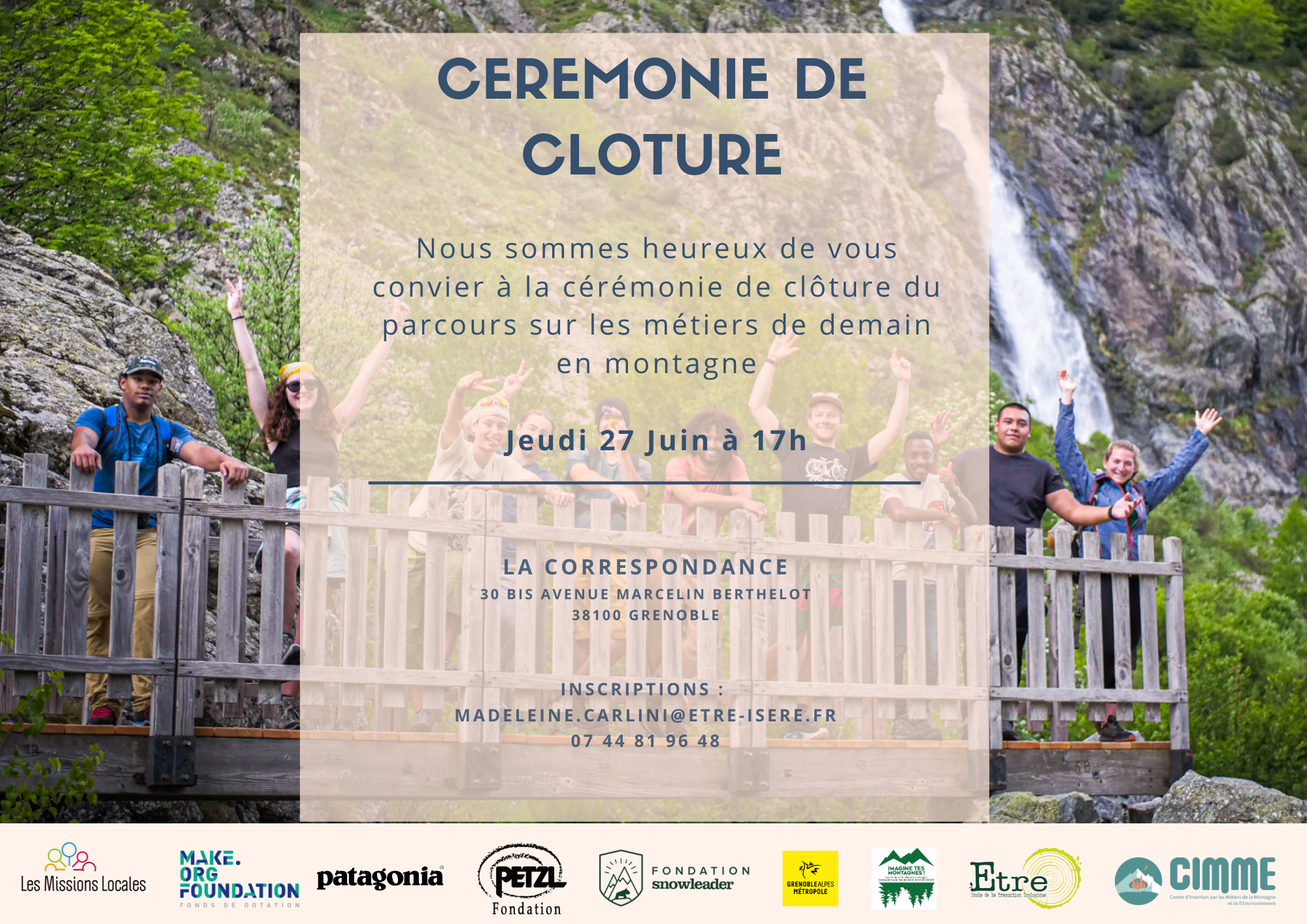 Cérémonie de clôture Parcours métiers de la montagne CIMME Jeudi 27 juin 2024