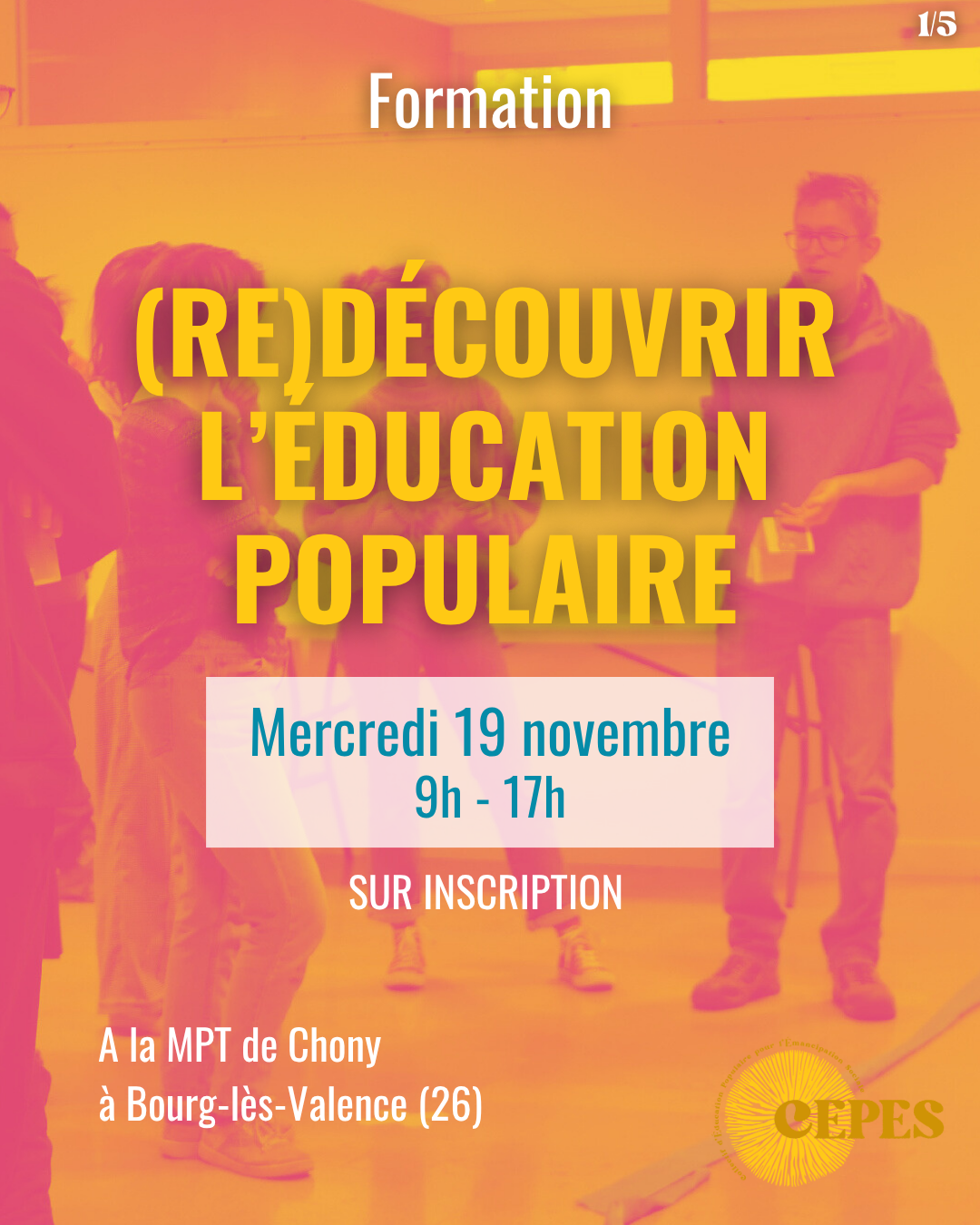 [Formation] (re)Découvrir l&rsquo;éducation populaire