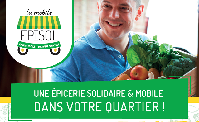 L&rsquo;épicerie solidaire Épisol lance son épicerie mobile